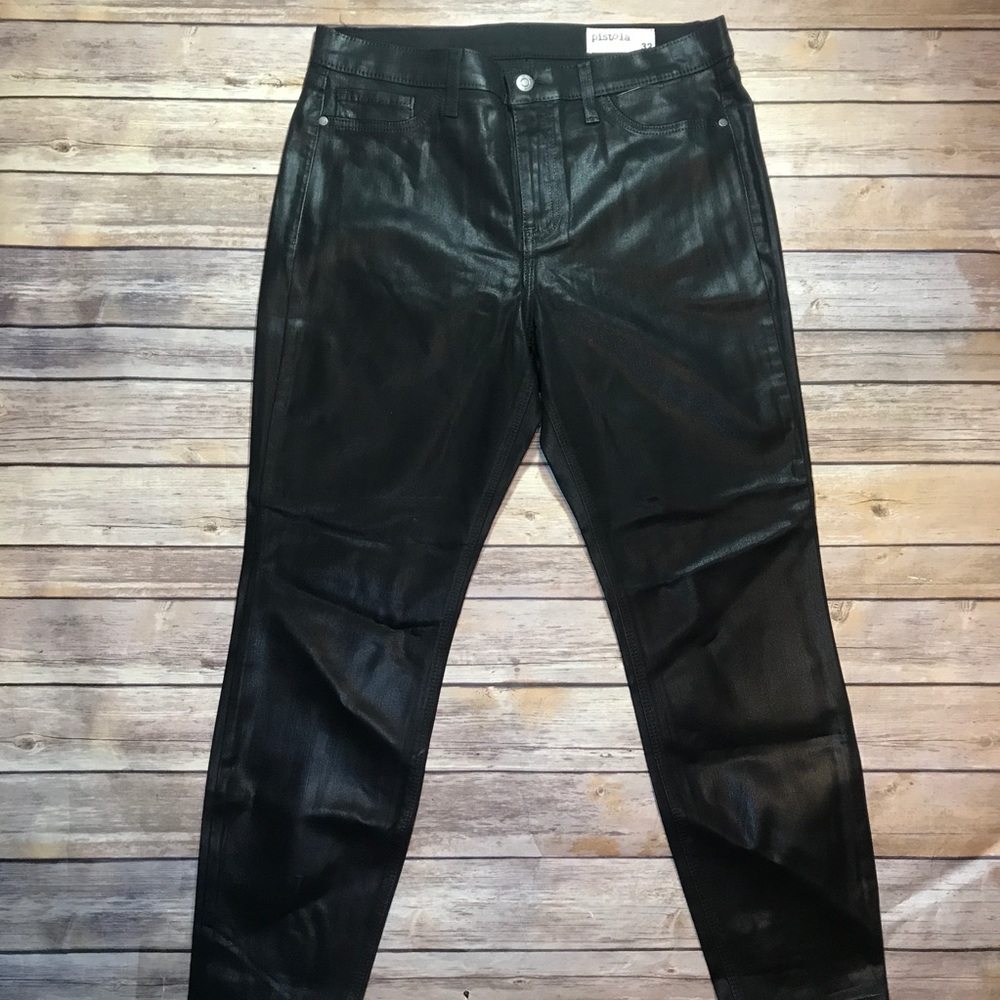 Pistola Audrey solid pants in black